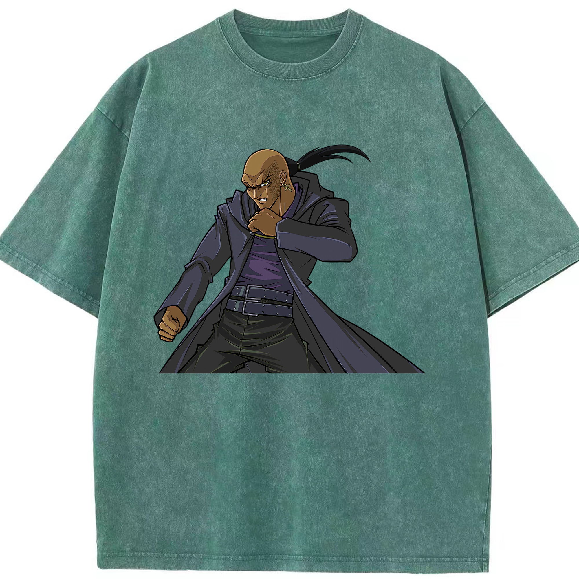 （画像用） 遊☆戯☆王 Yu-Gi-Oh! 綿100% ヴィンテージ風 半袖Tシャツ（フロントプリント）